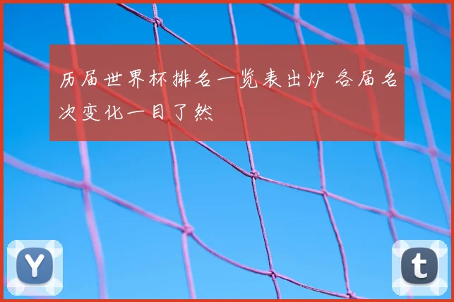 历届世界杯排名一览表出炉 各届名次变化一目了然